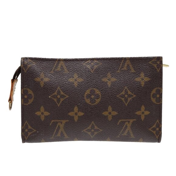 LOUIS VUITTON Monogram Bucket PM Accessory Pouch LV Auth - Picture 1 of 15